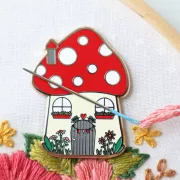 美國 Flamingo Toes | 磁力安針貼 Needle Minder | Woodland Mushroom House