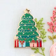 美國 Flamingo Toes | 磁力安針貼 Needle Minder | Christmas Tree