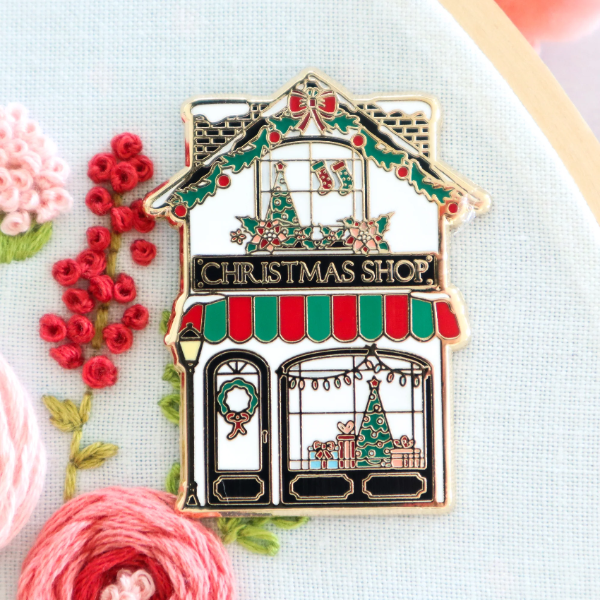 美國 Flamingo Toes | 磁力安針貼 Needle Minder | Christmas Shop Main Street