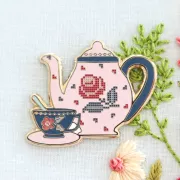 美國 Flamingo Toes | 磁力安針貼 Needle Minder | Roses Tea Set 