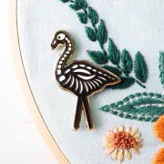 美國 Flamingo Toes | 磁力安針貼 Needle Minder | Shadow the Skeleton