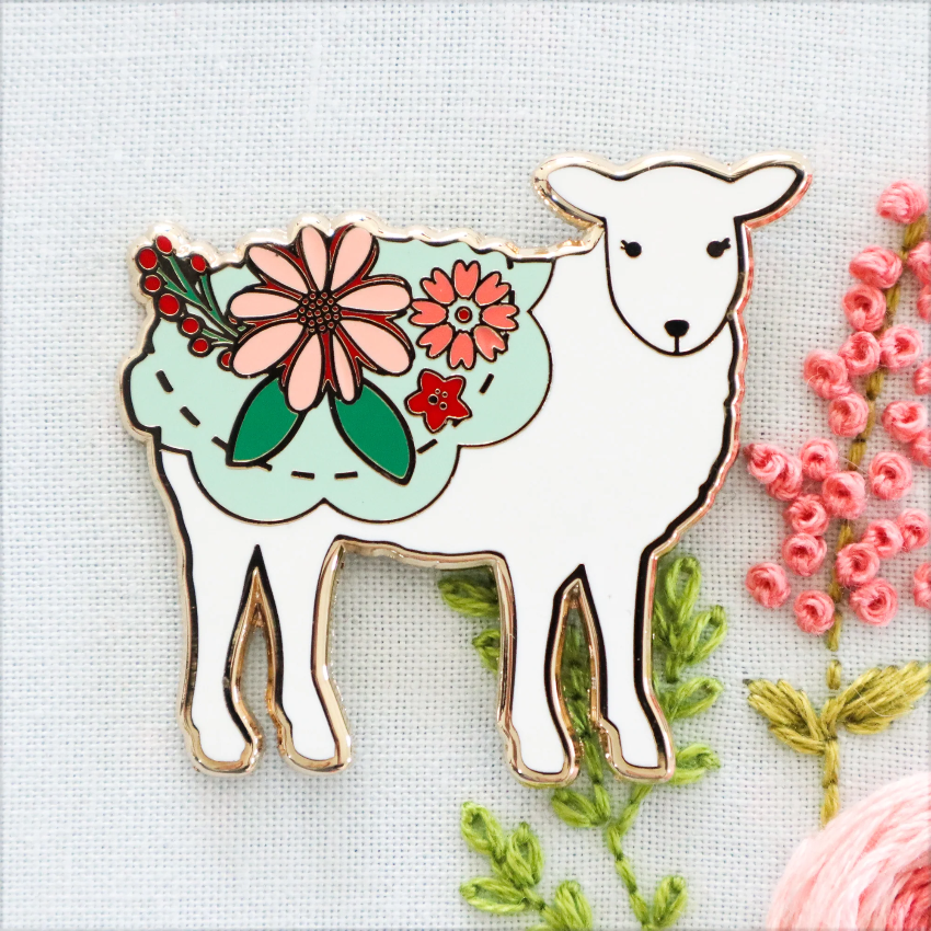 美國 Flamingo Toes | 磁力安針貼 Needle Minder | Farmhouse Floral