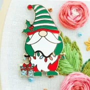 美國 Flamingo Toes | 磁力安針貼 Needle Minder | Christmas Gnome