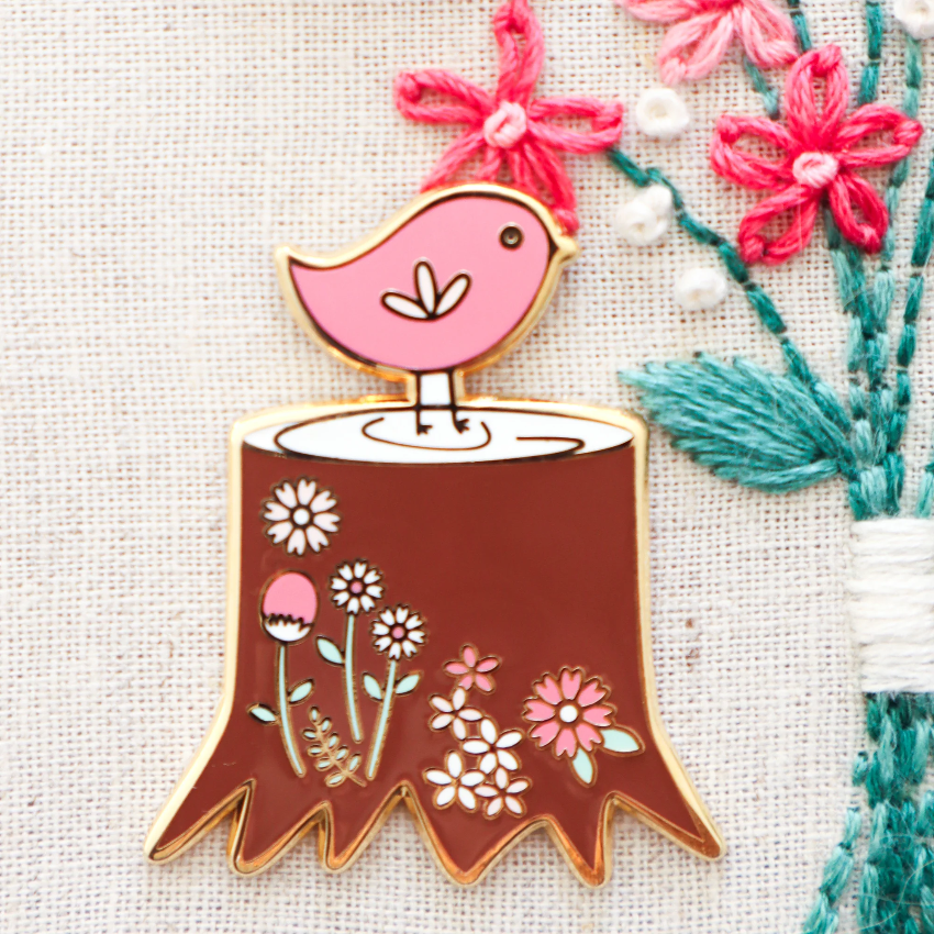 美國 Flamingo Toes | 磁力安針貼 Needle Minder | Woodland Birdie