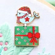 美國 Flamingo Toes | 磁力安針貼 Needle Minder | Christmas Birdie