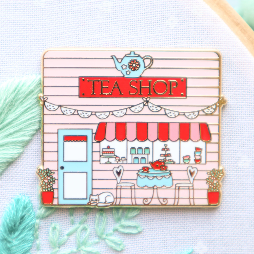 美國 Flamingo Toes | 磁力安針貼 Needle Minder | Tea Shop Main Street