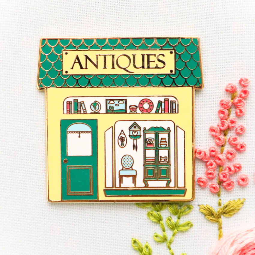 美國 Flamingo Toes | 磁力安針貼 Needle Minder | Antique Shop Main Street