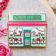 美國 Flamingo Toes | 磁力安針貼 Needle Minder | Flower Market Main Street