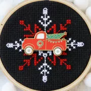 美國 Flamingo Toes | 磁力安針貼 Needle Minder | Christmas Truck