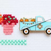 美國 Flamingo Toes | 磁力安針貼 Needle Minder | Fall Pumpkin Truck