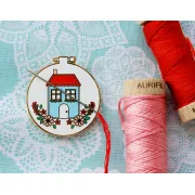 美國 Flamingo Toes | 磁力安針貼 Needle Minder | Sweet Home Embroidery Hoop