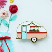 美國 Flamingo Toes | 磁力安針貼 Needle Minder | Vintage Camper