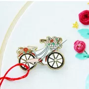 美國 Flamingo Toes | 磁力安針貼 Needle Minder | Vintage Bicycle