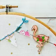 美國 Flamingo Toes | 磁力安針貼 Needle Minder | Flossie the Flamingo