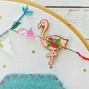 美國 Flamingo Toes | 磁力安針貼 Needle Minder | Flossie the Flamingo