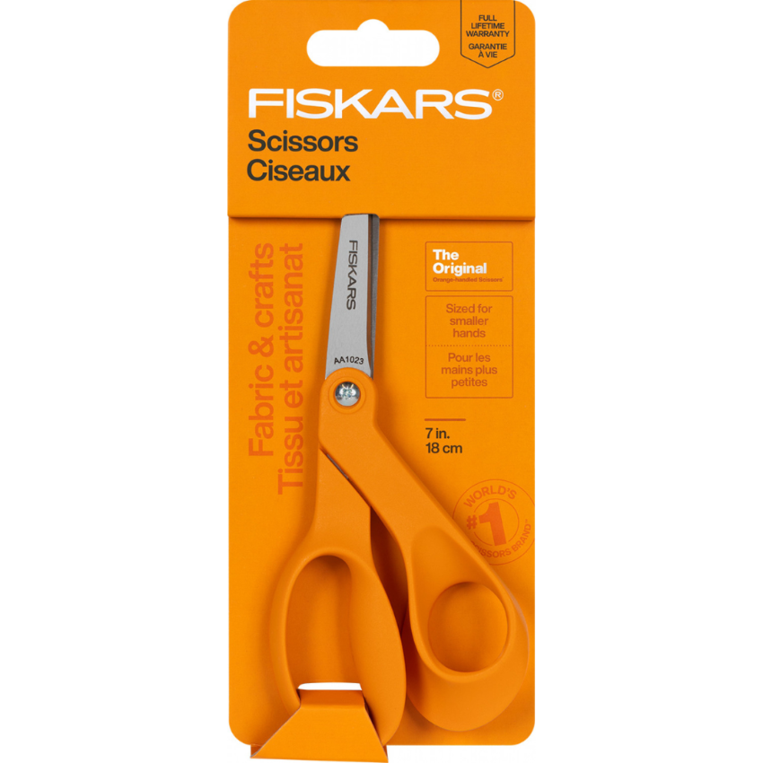 Fiskars | 經典系列 輕巧布料及手工藝剪刀 - 18cm