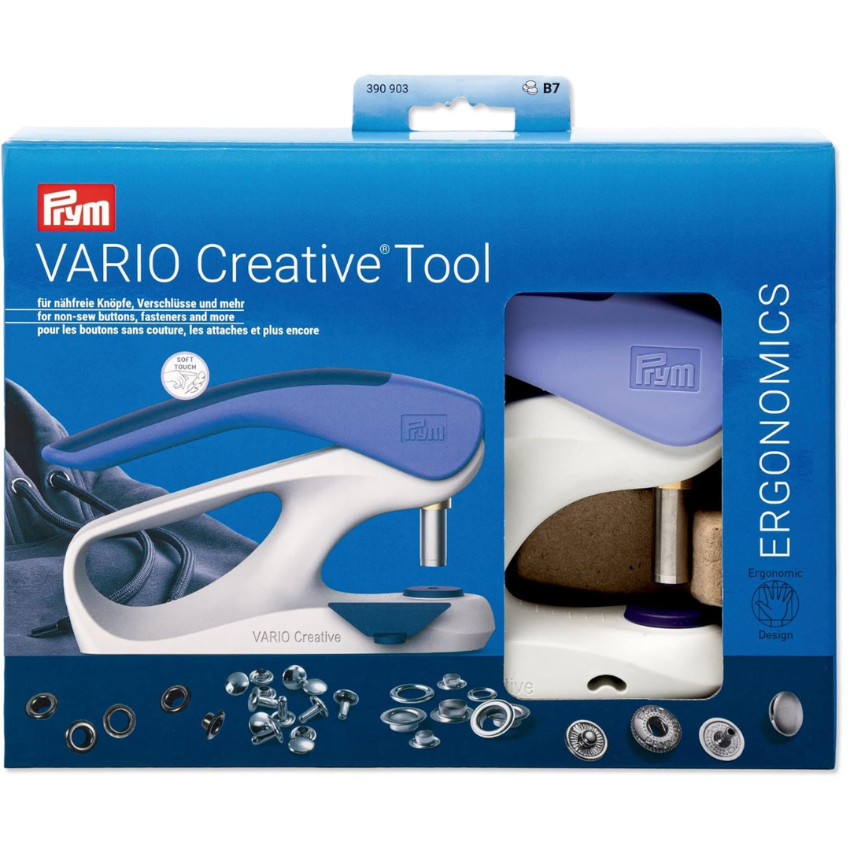 Prym VARIO Creative® Tool 桌上多功能專業打鈕機 - 經典紫主機