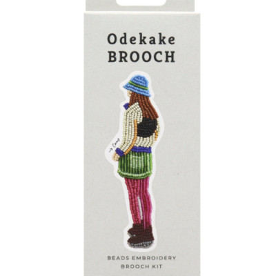 MIYUKI 珠繡材料包 Odekake BROOCH - CAMPING