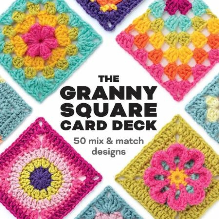 Granny Square 祖母格織片 設計組合咭片