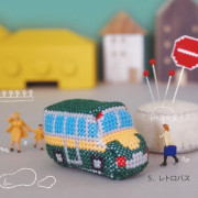 Anchor 十字繡材料包 | 立體刺繡掛飾 - Working Cars