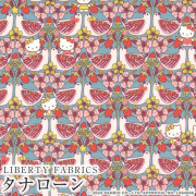 日本限定 Liberty x Hello Kitty 50th Anniversary Collection | 長纖棉 | Strawberry Day