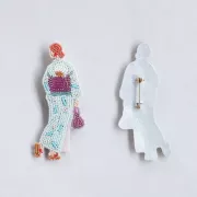 MIYUKI 珠繡材料包 Odekake BROOCH - festival