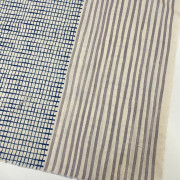 Cut Cloth 日本布 | 棉麻布 | 不規則間條拼格仔