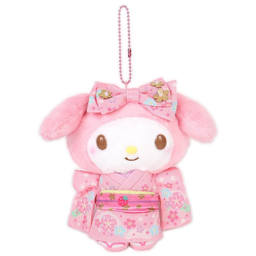 日本 Sanrio | 匙圈吊飾公仔 | 奢華日式和服系列 - My Melody