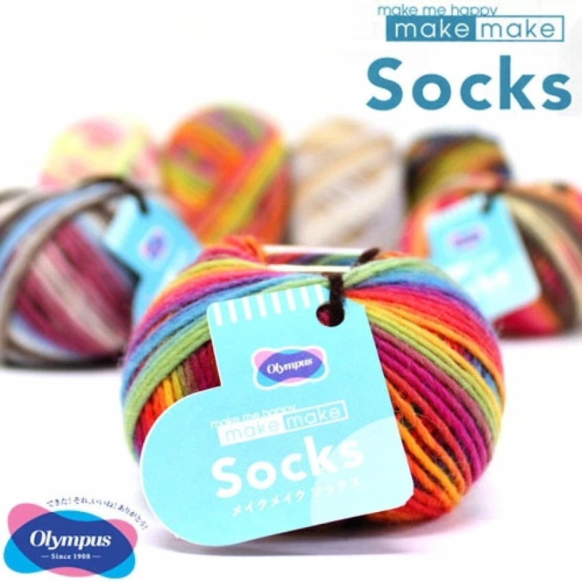 Olympus make make Socks 長段染毛冷