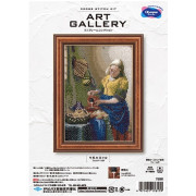 Olympus 十字繡材料包 | Art Gallery 迷你畫系列 - The Milkmaid by Vermeer