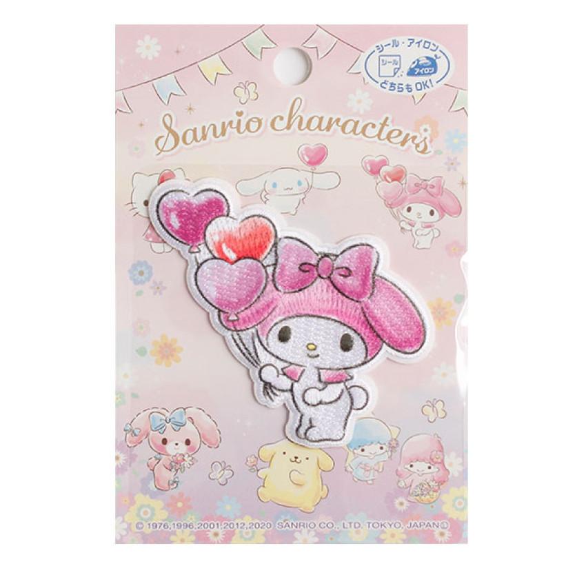 日本兩用刺繡熨章貼紙 Sanrio My Melody