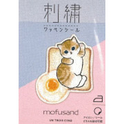 日本兩用刺繡熨章貼紙 mofusand